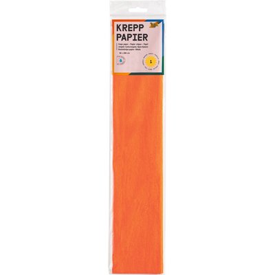 Crêpepapier Folia 50x250cm 10vel 109 oranje