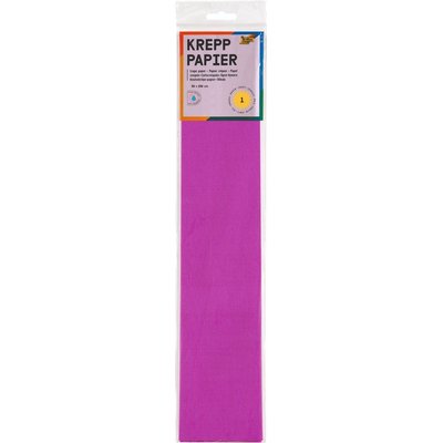 Crêpepapier Folia 50x250cm 10vel 154 donkerroze
