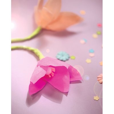 Crêpepapier Folia 50x250cm 10vel 154 donkerroze