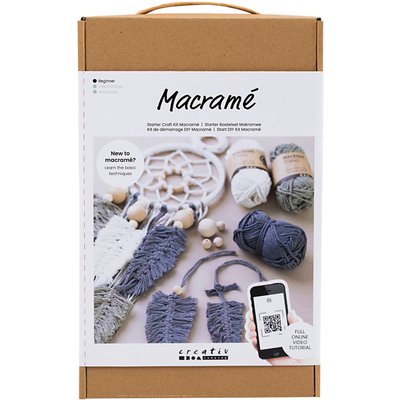 Set macramé Creativ Company DIY 16 pièces