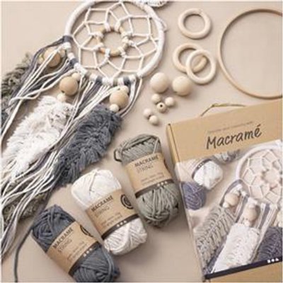 Set macramé Creativ Company DIY 16 pièces