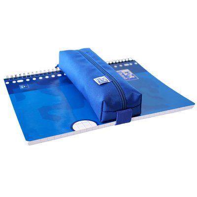 Trousse Oxford Kangoo rectangle bleu