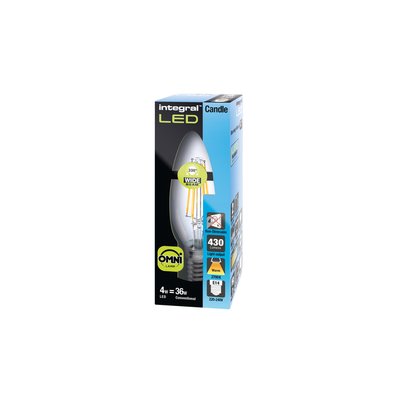 Ampoule LED Integral E14 2700K blanc chaud 4W 470 lumen