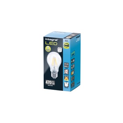 Ampoule LED Integral E27 2700K blanc chaud 3,4W 470 lumen