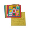 Vouwkarton vierkant 20x20cm 105gram assorti 40 vel foto