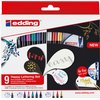 Brushpen edding 1340 Happy Lettering assorti set à 9 stuks foto