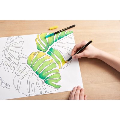 Brushpen edding 1340 Happy Lettering assorti set à 9 stuks