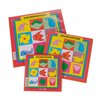 Vouwkartons vierkant 16x16cm 105gram assorti 40 vel foto