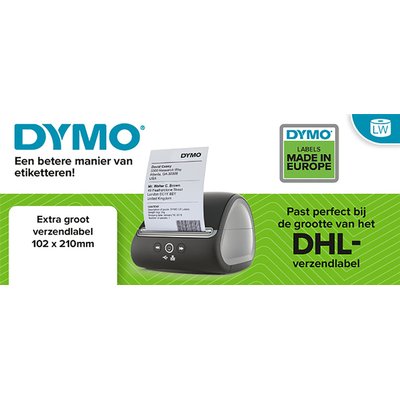 Etiquette expédition Dymo LabelWriter 102x210mm 6 rouleaux x 140 pcs blanc