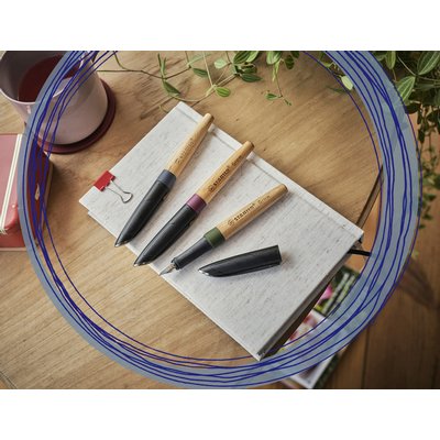 Vulpen STABILO Grow medium mosgroen/eiken