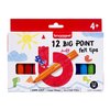 Feutre Bruynzeel Kids Big Point set 12 couleurs Photo