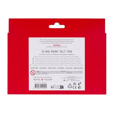 Feutre Bruynzeel Kids Big Point set 12 couleurs