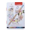 Crayon de couleur Bruynzeel Expression boîte métal 12 couleurs pastel Photo