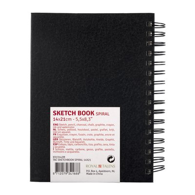 Cahier de croquis Talens Art Creation spirale 140x210mm 110g 80 feuilles