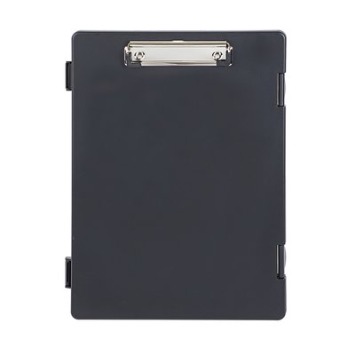 Porte-bloc avec compartiment MAULtred A4 portrait ouverture latérale PP noir