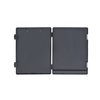 Porte-bloc avec compartiment MAULtred A4 portrait ouverture latérale PP noir Photo