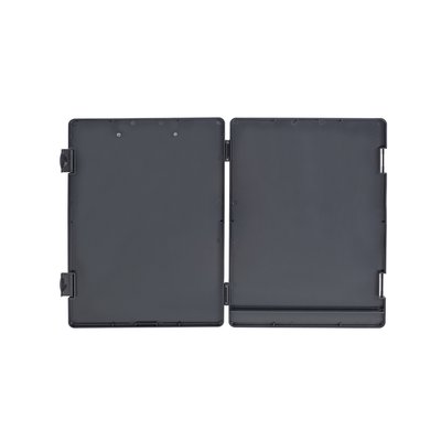 Porte-bloc avec compartiment MAULtred A4 portrait ouverture latérale PP noir