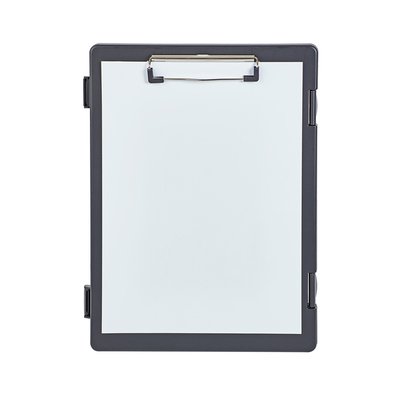 Porte-bloc avec compartiment MAULtred A4 portrait ouverture latérale PP noir