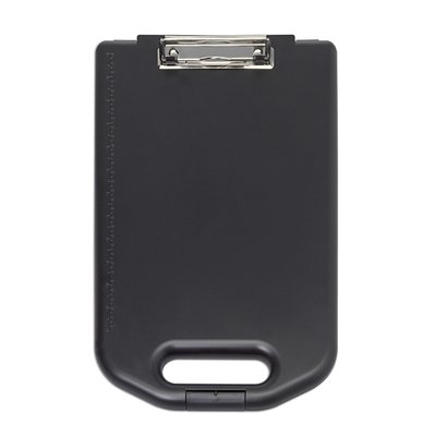 Porte-bloc avec compartiment MAULbreed A4 portrait ouverture petit côté PP noir