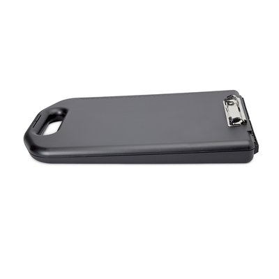 Porte-bloc avec compartiment MAULbreed A4 portrait ouverture petit côté PP noir