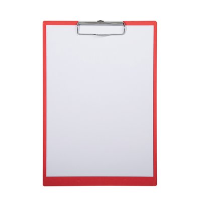 Klembord MAULbalance A4 staand versterkt 3mm karton rood