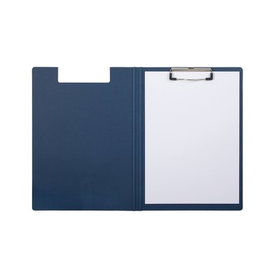 Klembordmap MAULbalance A4 versterkt karton rug 8mm blauw