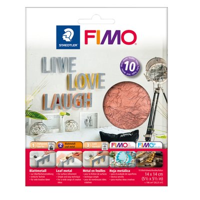 Bladmetaal Staedtler Fimo 8781 14x14cm koper 10 vel
