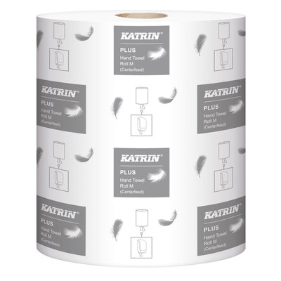 Poetspapier Katrin Plus medium 1-laags 870 vel wit 64403