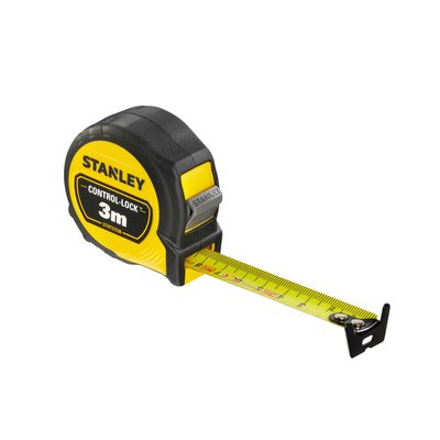 Mètre ruban Stanley Control-Lock 3 mètres 19mm
