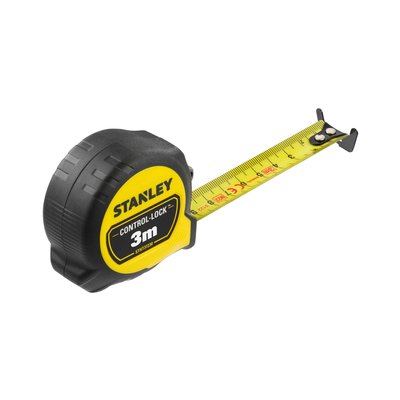 Mètre ruban Stanley Control-Lock 3 mètres 19mm