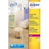 Etiket Avery L7780-25 rond 40mm transparant 600 stuks photo