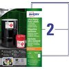 Etiket Avery B3655-50 148x210mm polyethyleen wit 100 stuks foto