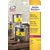 Etiquette Avery L6111-20 210x297mm jaune 20 pièces