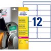 Etiket Avery L7913-10 99.1x42.3mm polyethyleen wit 120 stuks foto
