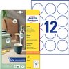 Etiket Avery L3416-10 rond 60mm wit 120 stuks foto