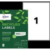 Etiket Avery LR7167-100 199.6x289.1mm recycled wit 100 stuks foto