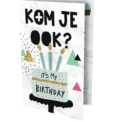 Invitation Cake 13,5x9cm (NL)