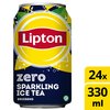 Frisdrank Lipton Ice Tea sparkling zero blik 330ml photo