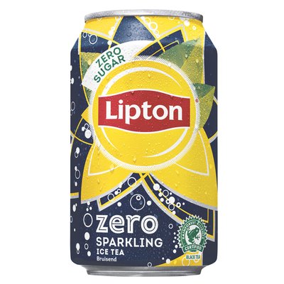 Frisdrank Lipton Ice Tea sparkling zero blik 330ml
