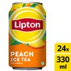 Frisdrank Lipton Ice Tea peach blik 330ml foto