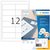 Etiket HERMA 10781 97x42.3mm wit 960 stuks