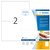 Etiquette HERMA 10774 résiste aux intempéries 210x148mm blanc 160pcs