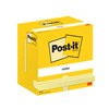 Memoblok Post-it 655 76x127mm geel 12 stuks foto