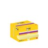 Bloc-mémos Post-it 656 Super Sticky 51x76mm jaune 12 pièces Photo