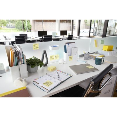 Bloc-mémos Post-it 656 51x76mm jaune canari 12 pièces