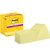 Memoblok Post-it 655 Super Sticky 76x127mm Canary yellow 12 stuks