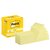 Memoblok Post-it Z-Note R350 76x127mm geel 12 stuks