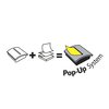 Memoblok Post-it Z-Note R350 76x127mm geel 12 stuks foto
