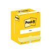 Memoblok Post-it 657 76x102mm geel 12 stuks foto
