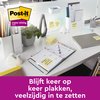 Memoblok Post-it Z-Note S330 Super Sticky 76x76mm geel 12 stuks foto